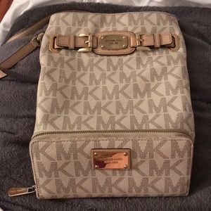 Michael Kors crossbody and wallet